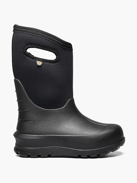 BOGS Boots Deutschland - Neo-Classic Solid Winterstiefel Kinder Schwarz DE35419